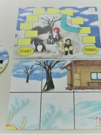 Slim The Penguin Game/Story Board with Flashcards