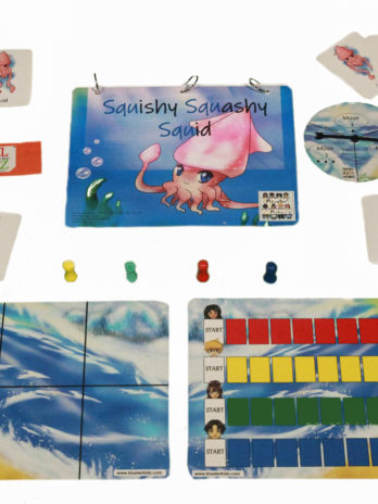 Squishy Squashy Squid Kit and Game/Story Board